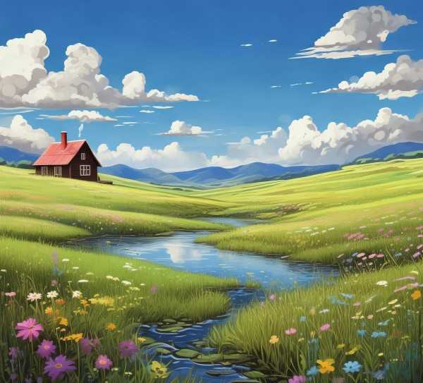 草原家园,歌词中的诗意画卷,旋律,第1张 草原家园,歌词中的诗意画卷,美丽的草原我的家,歌词中的诗意画卷,旋律,第1张