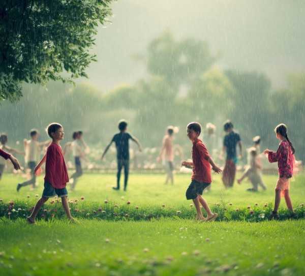 春雨轻吟，青春旋律悠扬,三月里的小雨，唱响青春旋律,旋律,幸福,情感,第1张