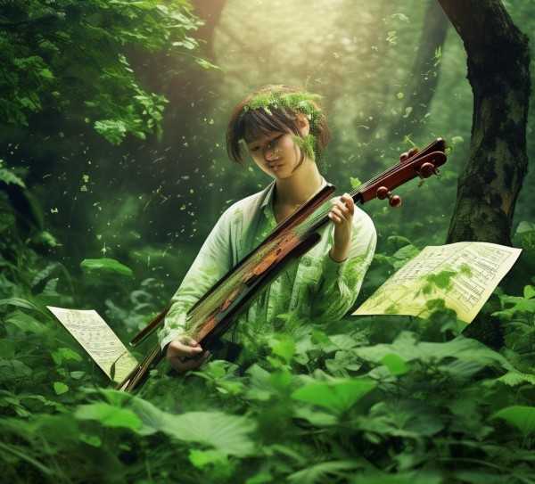 绿色旋律，心灵之歌的简谱魅力与历史传承,绿色旋律，心灵之音，绿色歌曲简谱的魅力与传承,旋律,音符,第1张