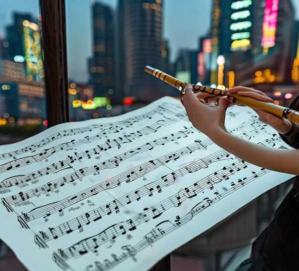 笛韵新声，传统笛子奏响流行旋律,笛子简谱演绎流行歌曲，传统乐器与现代音乐的融合,音乐爱好者,情感,第1张