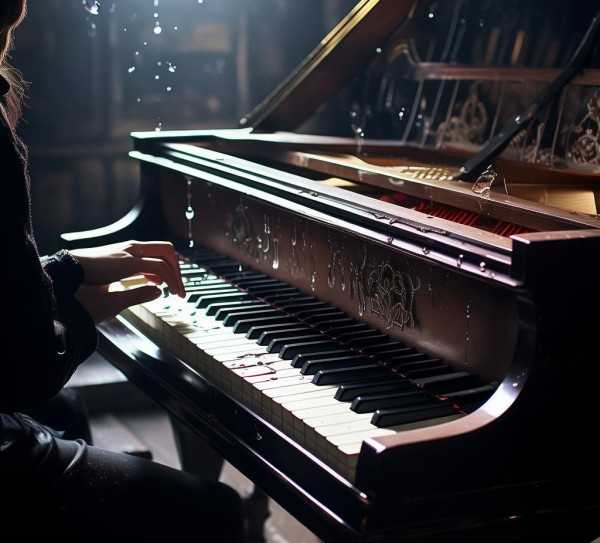 琴键泪痕，探寻眼泪钢琴曲的旋律奥秘,泪洒琴键，探寻眼泪钢琴曲的五线谱之美,旋律,音符,情感,第1张