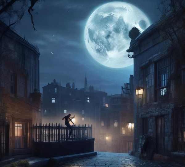 月光下的城市旋律，唤起回忆的温柔之夜,城里的月光，一曲唤起回忆的旋律，探寻城市夜晚的温柔情怀,旋律,幸福,温暖,第1张