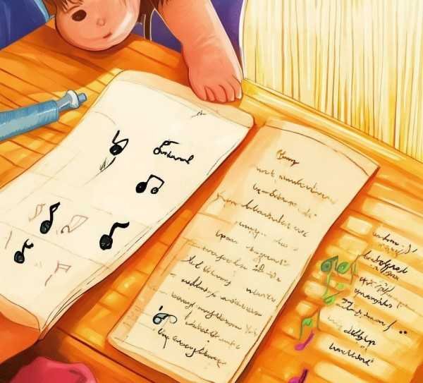 儿歌简谱，孩子成长的快乐音符,儿歌歌曲简谱，陪伴孩子成长的美好旋律,旋律,音符,第1张
