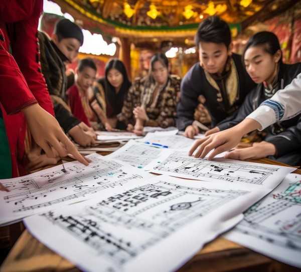 闽南语歌曲简谱，闽南文化传承的音符桥梁,闽南语歌曲简谱，传承闽南文化的新载体,旋律,情感,音符,第1张