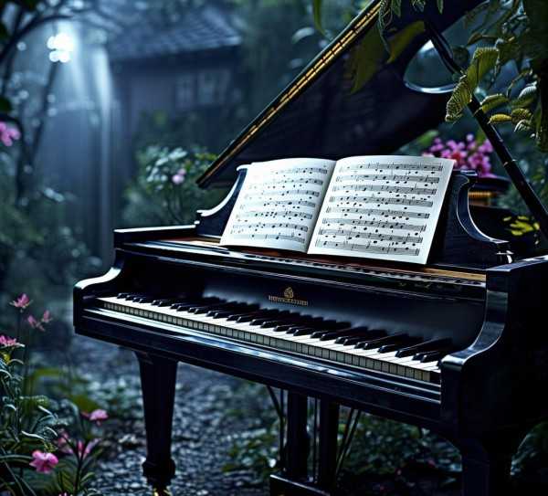 神秘花园钢琴曲五线谱，探寻古典音乐的诗意世界,神秘花园钢琴曲五线谱，揭开古典音乐中的诗意,旋律,音符,音乐爱好者,第1张