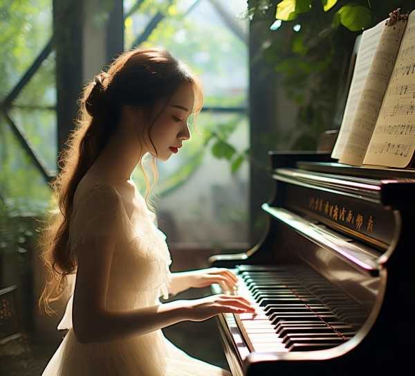 江南风情，南方姑娘钢琴曲谱揭秘,南方姑娘钢琴曲谱探秘，五线谱中的江南风情,旋律,情感,音符,第1张