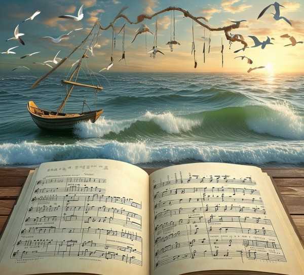 海阔旋律，揭秘经典歌曲海阔的传奇故事与音乐奥秘,海阔，旋律飞扬—探寻经典歌曲海阔背后的故事与歌谱解析,旋律,第1张