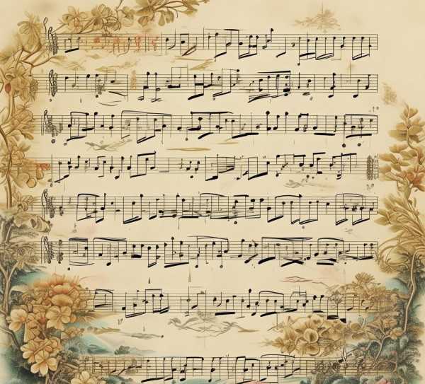 三月三风情旋律，探寻传统歌谣之美,三月三歌曲简谱，探寻风情的旋律之美,旋律,第1张
